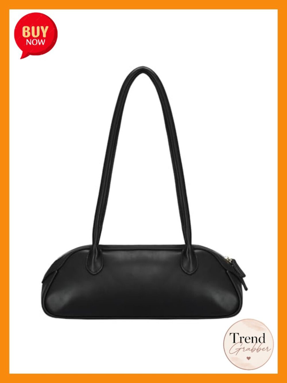 Swing Zip Shoulder Bag Small Purse Vegan Leather Handbags for Women